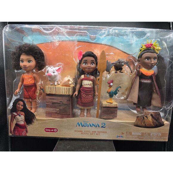 Disney Moana 2 Petite Gift Set Featuring Moana Loto Matangi & Accessories - Picture 1 of 15